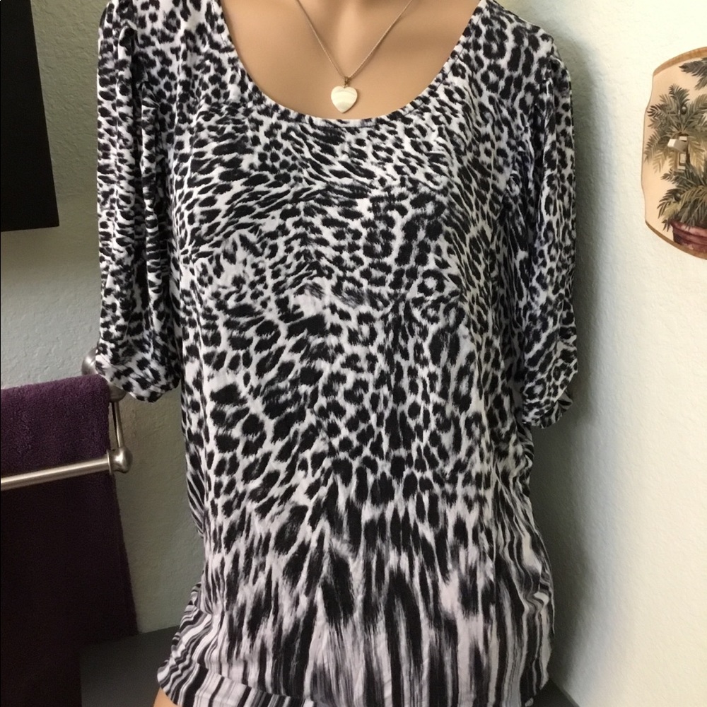 Lynn Ritchie Animal Print Blouse